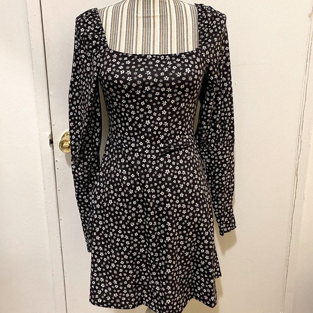 Black Floral Dress